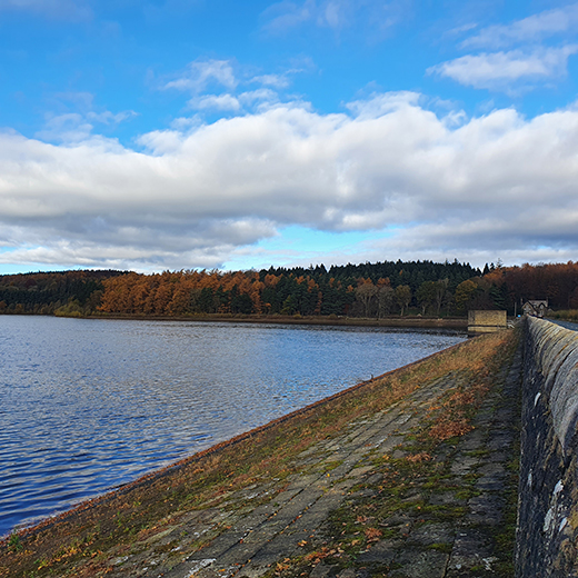 Water in a reservoir